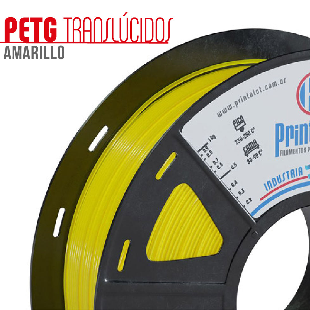 PETg amarelo translúcido