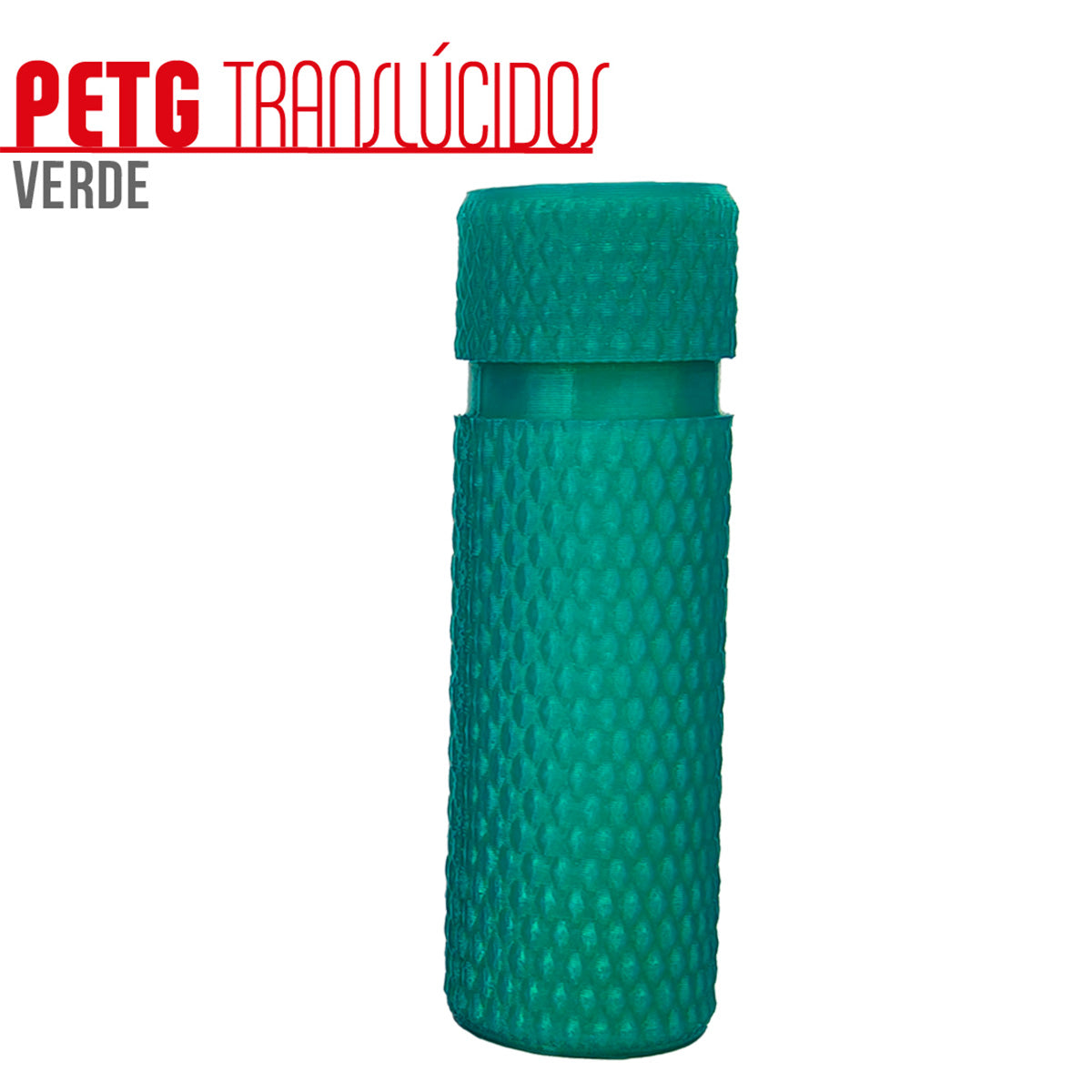 PETg verde translúcido