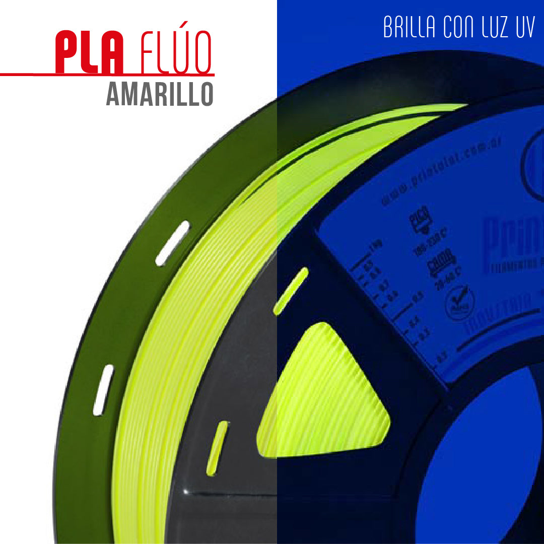 PLA Amarelo Fluorescente