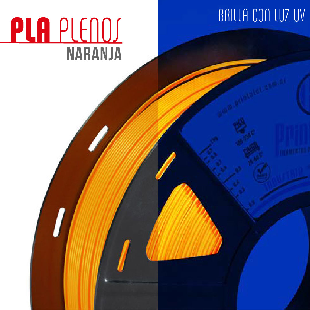 PLA Naranja Fluorescente