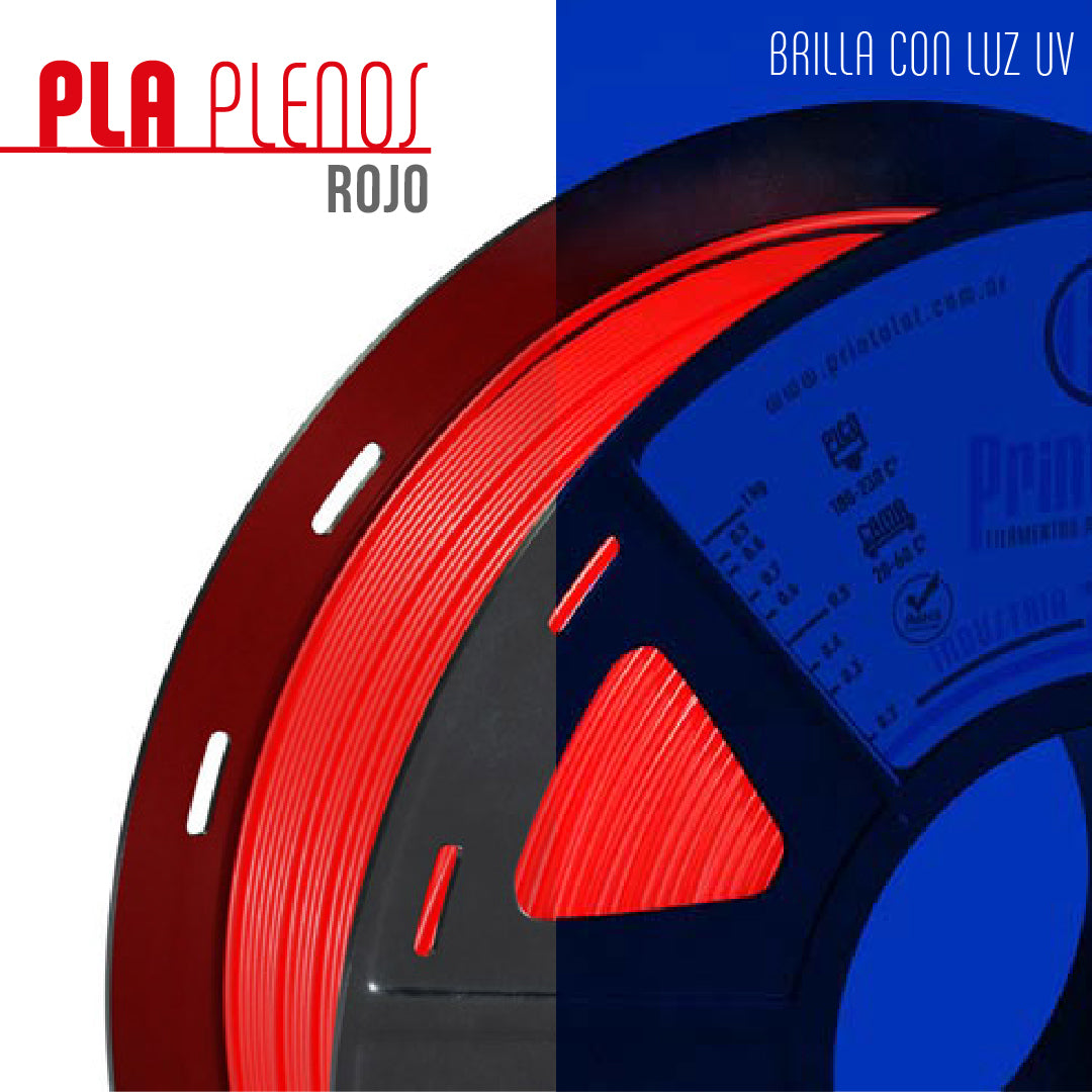 PLA Vermelho Fluorescente